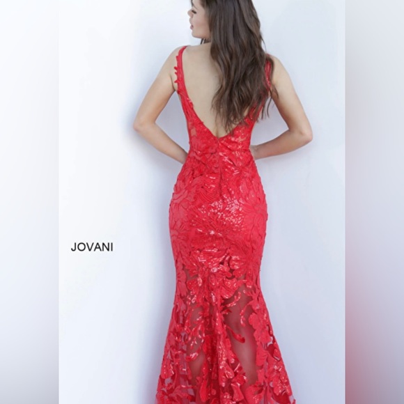 Red Jovani Prom Dress - Picture 4 of 4